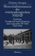 Herrschaftsinstanzen der württembergischen NSDAP
