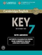 Cambridge English Key 7. Student's Book with answers