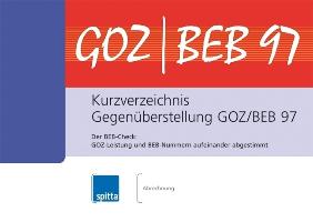 Kurzverzeichnis Gegenüberstellung GOZ/BEB 97