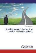 Rural Investors¿ Perception and Postal Investments