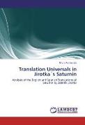 Translation Universals in Jirotka´s Saturnin