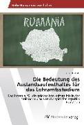 Die Bedeutung des Auslandsaufenthaltes für das Lehramtsstudium