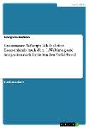 Stresemanns Außenpolitik. Isolation Deutschlands nach dem 1. Weltkrieg und Integration nach Eintritt in den Völkerbund