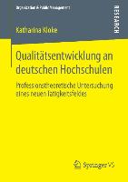 Qualitätsentwicklung an deutschen Hochschulen
