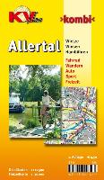 Allertal (Winsen, Wietze, Hambühren), KVplan, Radkarte/Wanderkarte/Stadtplan, 1:30.000 / 1:12.500