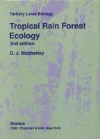 Tropical Rain Forest Ecology