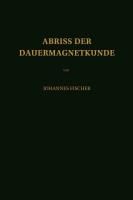 Abriss der Dauermagnetkunde