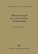 Wesen und Begriff der mittelständischen Unternehmung