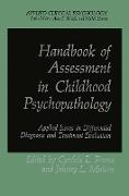 Handbook of Assessment in Childhood Psychopathology