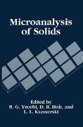 Microanalysis of Solids