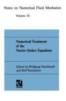 Numerical Treatment of the Navier-Stokes Equations
