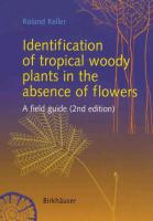 Identification of tropical woody plants in the absence of flowers