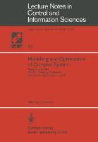 Modelling and Optimization of Complex System