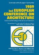 1989 2nd European Conference on Architecture