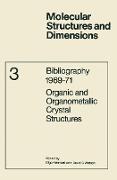 Bibliography 1969¿71 Organic and Organometallic Crystal Structures