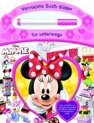 Disney Minnie - Verrückte Such-Bilder für unterwegs - Wimmelbuch - Pappbilderbuch mit Stift und abwischbaren Seiten