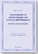 Encyclopédie et méthodologie des sciences philologiques