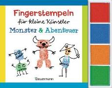 Fingerstempeln für kleine Künstler-Set - Monster und Abenteuer