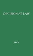 Decision at Law