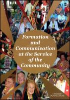 Formation and Communication at the Service of the Community: International Congress of Lay Carmelites, September 2-9, 2006, Sassone Italia