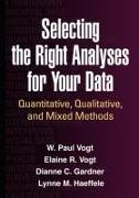 Selecting the Right Analyses for Your Data