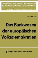 Das Bankwesen der europäischen Volksdemokratien