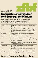 Unternehmensstrategien und strategische Planung