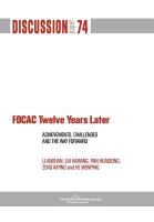 Focac Twelve Years Later: Achievements, Challenges and the Way Forward