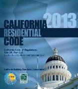 2013 California Residential Code, Title 24 Part 2.5