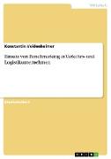 Einsatz von Benchmarking in Verkehrs- und Logistikunternehmen