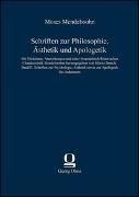 Schriften zur Philosophie, Ästhetik und Apologetik