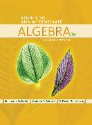 Beginning and Intermediate Algebra