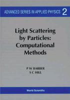 Light Scattering by Particles: Computational Methods