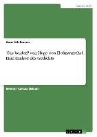 "Die beiden" von Hugo von Hofmannsthal. Eine Analyse des Gedichts