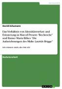 Das Verhältnis von Identitätsverlust und Erinnerung in Marcel Prousts "Recherche" und Rainer Maria Rilkes "Die Aufzeichnungen des Malte Laurids Brigge"