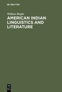 American Indian Linguistics and Literature