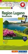 Region Lugano, Lago Maggiore, Mendrisiotto Nr. 08 Touren-Wanderkarte 1:50 000