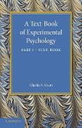 A Text-Book of Experimental Psychology