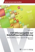 ESF-Mikroprojekte zur Beschäftigungsförderung