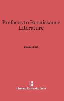 Prefaces to Renaissance Literature