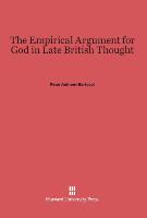 The Empirical Argument for God in Late British Thought