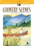 Country Scenes Coloring Book