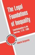 The Legal Foundations of Inequality