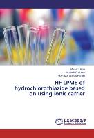 HF-LPME of hydrochlorothiazide based on using ionic carrier