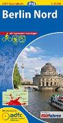 ADFC-Regionalkarte Berlin Nord mit Tagestouren-Vorschlägen, 1:50.000, reiß- und wetterfest, GPS-Tracks Download