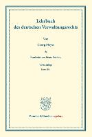 Lehrbuch des deutschen Verwaltungsrechts