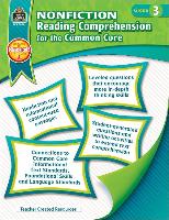 Nonfiction Reading Comprehension for the Common Core Grd 3