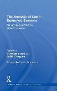 The Analysis of Linear Economic Systems