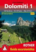 Guida Escursionistica / Dolomiti / Dolomiti 1 (Dolomiten 1 - italienische Ausgabe)
