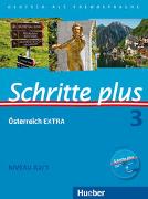 Schritte plus 3. A2/1. Kursbuch + Arbeitsbuch + Österreich EXTRA mit Audio-CD